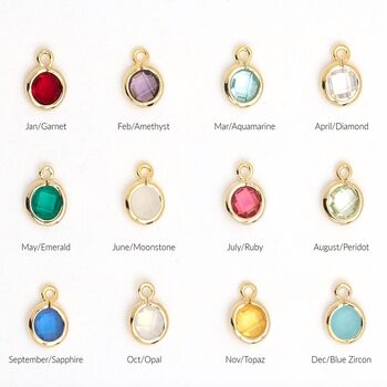 Sterling Silver Birthstone Ring, 5 of 5