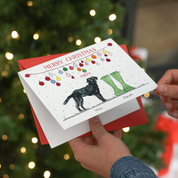 Puppy Parents Pack Of Christmas Cards, 2 of 12