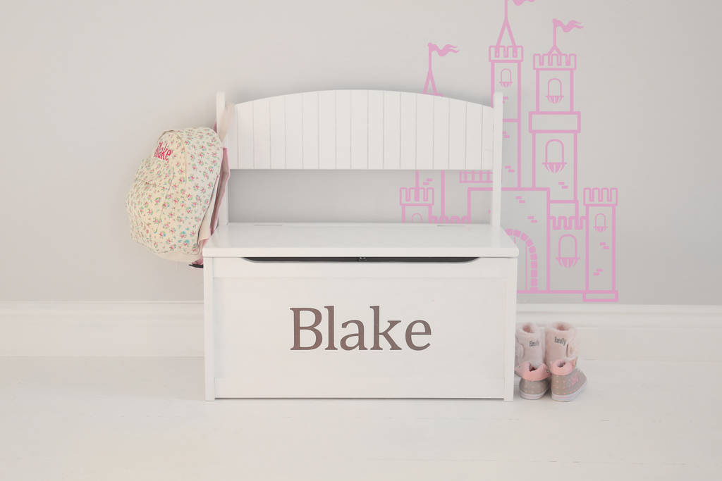 Personalised Toy Chest And Bench By My 1st Years