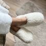 Ladies Pure Wool Fleece Slippers, thumbnail 1 of 7