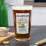 Personalised Simply The Best Beer Glass, thumbnail 4 of 4