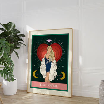 Taylor Swift 'The Lover' Tarot Card Music Gift Print, 5 of 5