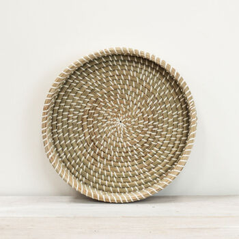 Samla Large Handmade Seagrass Tray, 6 of 6