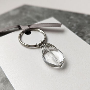 Crystal Faceted Keyring, 2 of 6