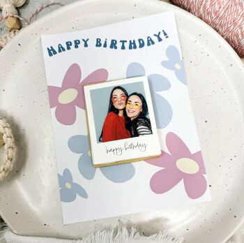 Birthday Biscuit Photo Card, 2 of 2