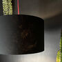 Carbon Deadly Night Shade Silhouette Lampshade In Black, thumbnail 3 of 5