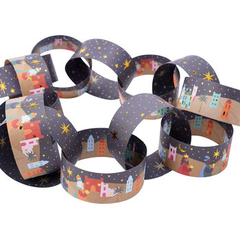 Pack Of 100 'We Three Kings' Christmas Paper Chains, 5 of 5