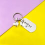 Personalised Baby Name Keyring Keepsake, thumbnail 1 of 5