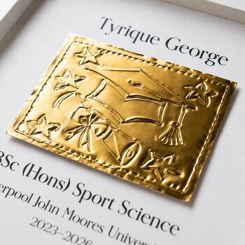 Personalised Graduation Gift Framed Keepsake, 2 of 10