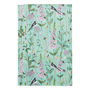 Longtail And Foxglove Floral And Bird Tea Towel, thumbnail 3 of 8