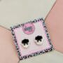 Sheep Glitter Resin Studs / Animal Lover Gift / Farmyard Jewellery / Fun Accessories, thumbnail 5 of 5