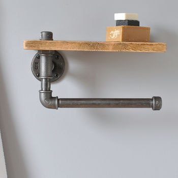 Industrial Towel Rail And Shelf, 2 of 6
