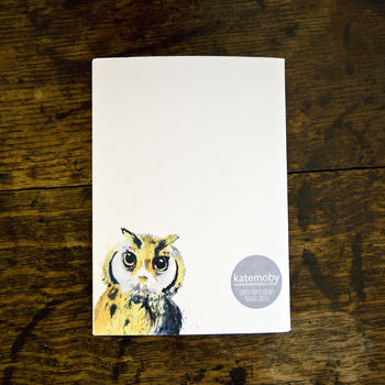 Inky Owl Notebook, 3 of 4