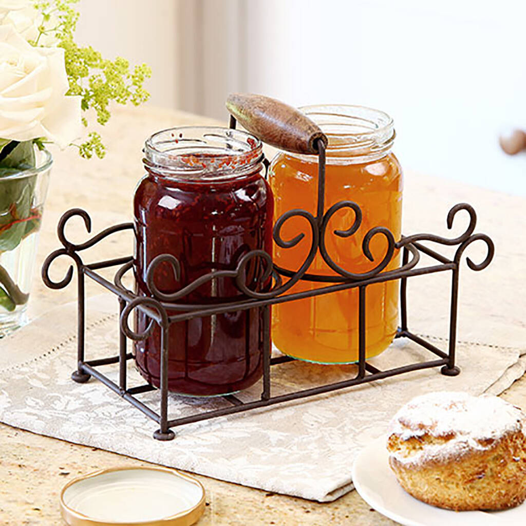 Vintage Iron Kitchen Storage Rack By Dibor | notonthehighstreet.com