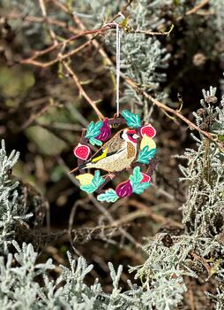 Goldfinch And Figs Decoration, 3 of 4