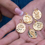 Gold Plated Zodiac Star Sign Charm, thumbnail 1 of 7