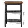 Set Of Two Bedside Tables With Two Shelves, thumbnail 5 of 6