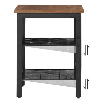 Set Of Two Bedside Tables With Two Shelves, 5 of 6