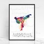Personalised Martial Arts Print, thumbnail 1 of 7