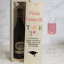 Personalised Thank You Teacher Bottle Gift Box, thumbnail 1 of 2