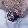 Cow Parsley Black, Personalised Locket Necklace Gift, thumbnail 3 of 7