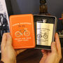 Personalised Retro Bike Hip Flask Tin With Matching Tin, thumbnail 1 of 5