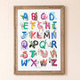 Patterned Alphabet Animal Poster, thumbnail 2 of 6