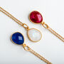Gold Plated Gemstone Necklace, thumbnail 4 of 10