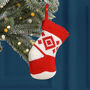 Set Of Three Knitted Hanging Christmas Decorations, thumbnail 6 of 6