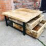 Industrial Reclaimed Coffee Table Tv Unit 279, thumbnail 2 of 5