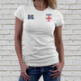 Personalised England Football Supporters Ladies Tees, thumbnail 1 of 4