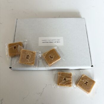 Happy Fathers Day Scottish Tablet Gift Box, 7 of 12
