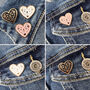 Two Hearts Pin Badge Gift, thumbnail 6 of 11