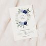 Blue Rose Wedding Save The Dates, thumbnail 1 of 4