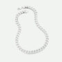 Sterling Silver Curb Chain Necklace 11.4mm 22 Inches, thumbnail 5 of 5
