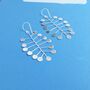 Sterling Silver Kawa Earrings, thumbnail 1 of 4