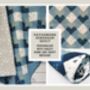 Personalised Patchwork Dinosaur Blanket, Blue Teal, thumbnail 1 of 12