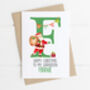 Personalised Santa Christmas Card, thumbnail 2 of 4