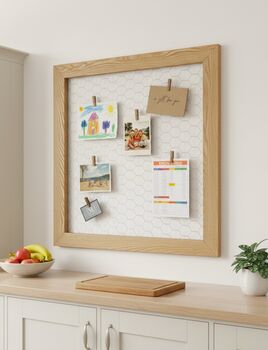 French Style Wire Memo Board With Matching Pegs, 3 of 9