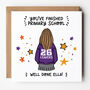Customisable 2026 School Leavers Card For Girls, thumbnail 7 of 8