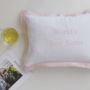 Worlds Best Sister Cushion With French Border, thumbnail 1 of 2