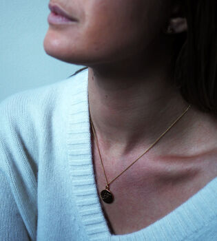 Double Initial Necklace In Silver And Gold, 4 of 7
