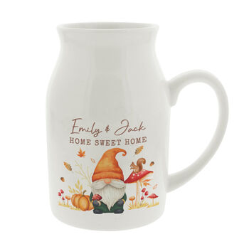Personalised Autumn Gonk Vase For Nan, 4 of 4