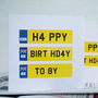 Car Number Plate Personalised Card, thumbnail 2 of 3