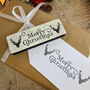 Large Christmas Deer Rubber Stamp For Crafting, thumbnail 3 of 6
