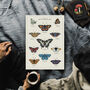 British Butterfly Art Poster, thumbnail 7 of 10
