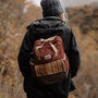 Sustainable Hemp Backpack Tula Red, thumbnail 6 of 10