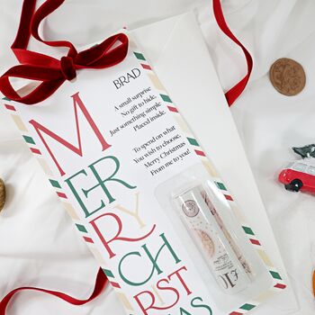 Personalised Money Gift Holder Surprise Cash Gift Christmas Gift For Teens Son Nephew Grandson, 2 of 9