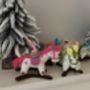 Rocking Horse Christmas Tree Decoration, thumbnail 3 of 3
