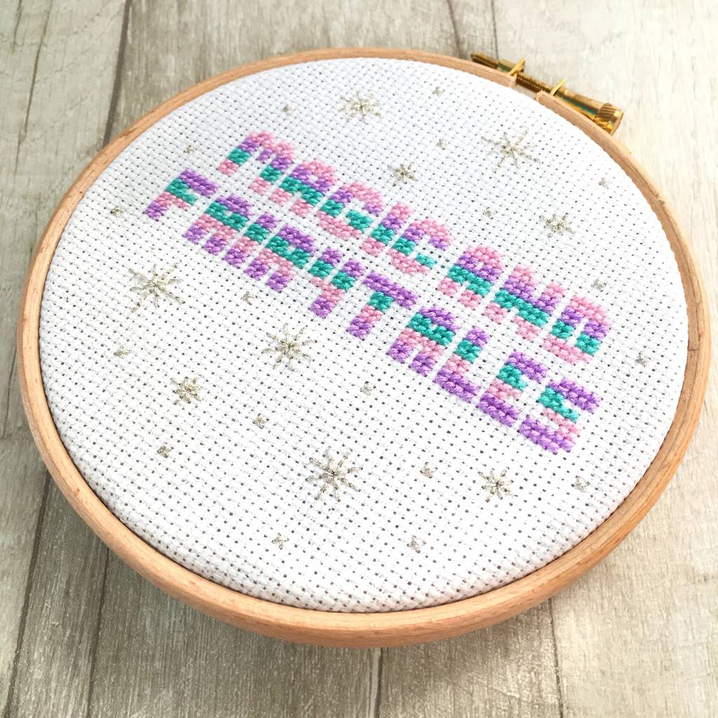 Magic And Fairytales Cross Stitch Kit By Hannah Hand Makes ...